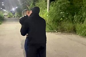 Wife flashes ass and lipstick in bedroom, making cuckold husband crazy with arab couple fetish sex