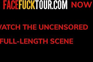 Big Tits Latina Deepthroat Face Fucked Rough By Euro Bwc 😈