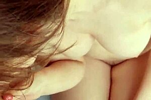 Hot Pov Handjob and Huge Cum on My Titties