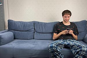 Step sister arousing me to suck my dick