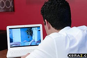 Latina Milf Headhunter Persuades With Big Tits And Ass In Office Lingerie