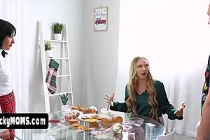 xmas is always free fuck and free pussy day for us and my stepmom just cant get enough