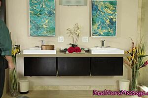 Asian Masseuse Swallows Cum