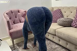 Latina bbw stepmom fucks stepson after yoga