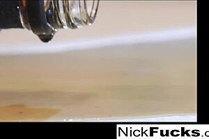 nick dives into a hardcore threesome with blowjobs and cumshots