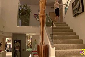 two lesbians have sex on counter