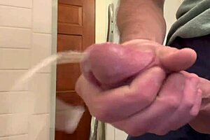 Robbystrokes shoots big messy cum loads.
