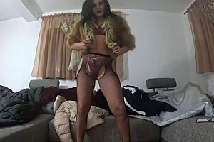 playing with furs down-jackets and a special new sex toy 271- preview