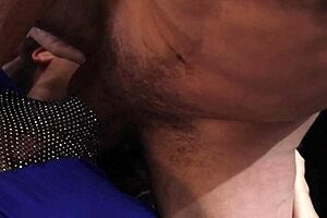 French Amateur In Satin Panties Gets Fingered Doggystyle!