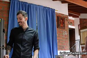 I fucked this sexy latina, she gagged on my cock b4 I fixed her scooter