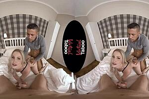 Virtual Taboo: Blonde MILF Blowjob and Cowgirl Ride