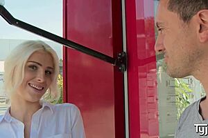 Sexy slut Mandy Slim takes a ride on a hard dick