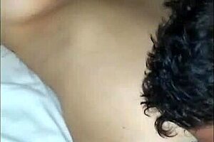 Young guy fucks married Karina with desire in part 1