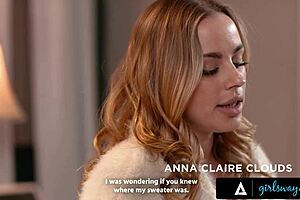 girlsway - pawg anna claire clouds & petite 18+ bestie alexis tae explore lesbian pleasure together