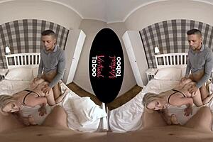 Virtual Taboo: Blonde MILF Blowjob and Cowgirl Ride