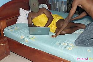 Sexy Candy's Pussy Chewed Mercilessly By Her Boy Lover In Missionary Position