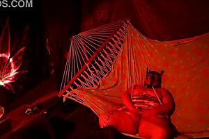 Getting frisky fingering wet hole!