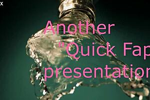 MARIE LUV gapes asshole solo in QUICKFAP