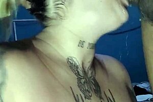 she enjoys cock in mouth and ass