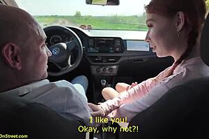 First public anal sex with crazy taxi driver!