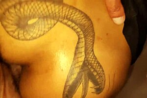 Behind the scenes of hot stepdaughter Nick Niquita giving ass to big-dicked stepfather Vagninho.