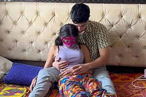 beautiful hot girl has first time sex with step sister's husband