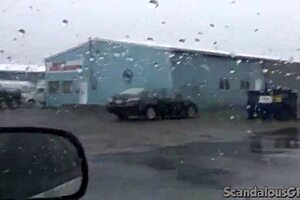 Teen Hottie Masturbates In Public Car