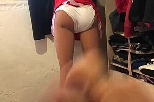 On Christmas I entered my room and had sex with sexy stepdaughter