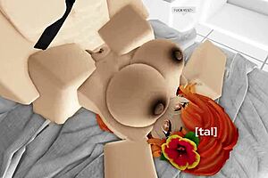 Does this cute roblox girl get her pussy destroyed?