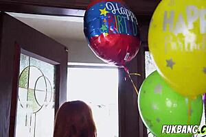 Horny Milf Gets Anal On Birthday