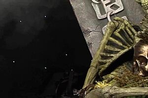 Darina uses jet black vibrator on Roxy Taggart's wet pussy in lesbian game