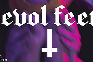 I drip candle wax on your tied feet