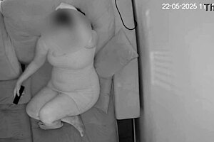 Wife caught masturbating