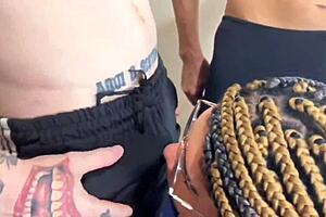 Greedy Transsexual Deepthroats Two Cocks And Spits On Them!