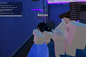 Getting Fucked by a Roblox Pornstar