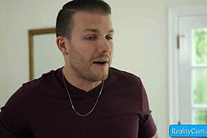 Sexy blonde teen 18+ step-sis seduces her older step-brother fir his hard huge dick - scarlett sage codey steele