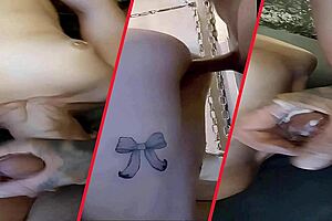 I make my slut slave orgasm with anal rimjob