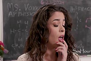 teacher succumbs to students advances gives him her ass