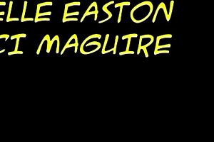 noelle easton and maci maguire fuck in kitchen with strapon