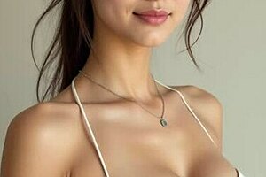 Beautiful Thai Girl Poses In Nice Dress And Lingerie