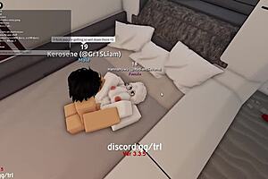 I let myself get fucked and filled by a horny man on Roblox.