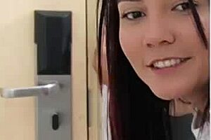 Girl Gets Help From Plumber While Husband Watches Game