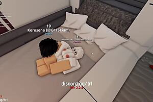 I let myself get fucked and filled by a horny man on Roblox.