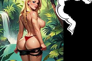 comic animado perdida en la jungla banging gang