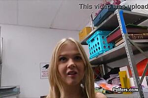 Sloppy Gagging And Flexible Fucking Of Petite Thief