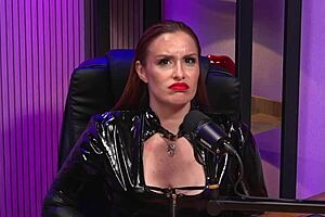 The redhead milf feels like the queen domme of bdsm