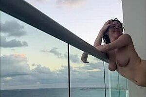 Watch these Mexican lesbians strap on fuck in Cancun!