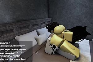 roblox catgirl teases with big ass before sex