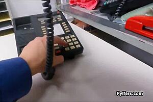 Sloppy Gagging And Flexible Fucking Of Petite Thief