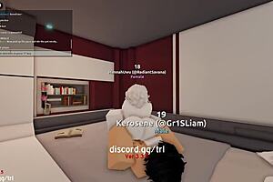 I let myself get fucked and filled by a horny man on Roblox.